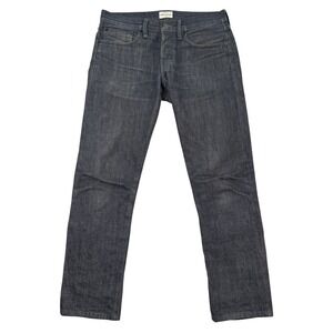 Simon Miller Monument M002 Slim Charcoal Grey Denim Jeans Mens 30x30 USA Made